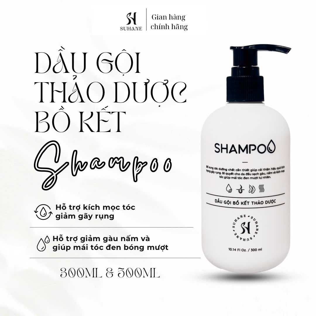 SHAMPOO - Dầu Gội Thảo Dược Bồ Kết Hương Nước Hoa