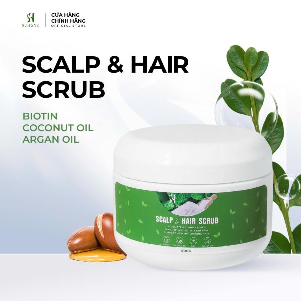 SCALP & SCRUB HAIR - Tẩy tế bào chết da đầu Bạc Hà