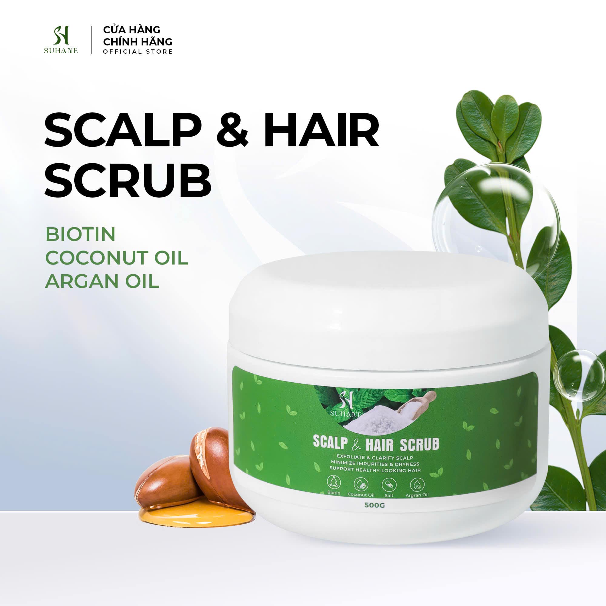 SCALP & SCRUB HAIR - Tẩy tế bào chết da đầu Bạc Hà